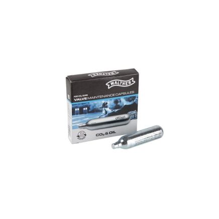 Walther 12g CO2 Maintenance Capsules 5 pack