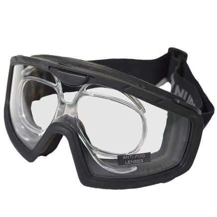 Battle Visor Goggles with Insert - Black