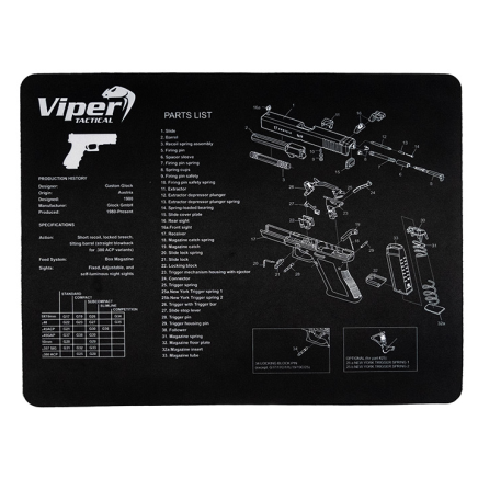 Viper Tactical Pistol Mat - Glock