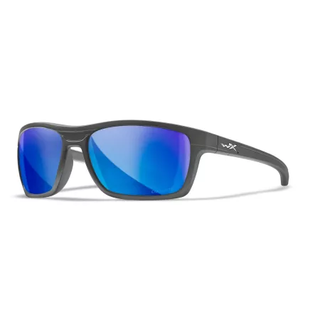 Wiley X KINGPIN Captivate Polarised Blue Mirror / Matte Graphite Frame