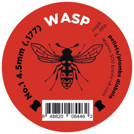 Wasp Pellets No1 Red .177 (4.5mm) Tin of 500