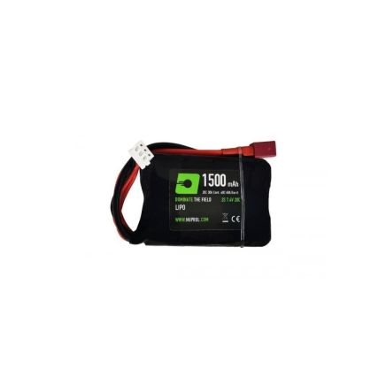 Nuprol 7.4v 1500mAh 20C Li-Po Stick PEQ Battery - Deans Connector