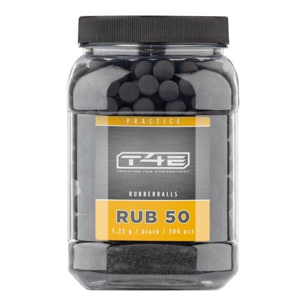 Umarex T4E PRACTICE Series RUB50 .50 Cal Rubber Ball Ammunition 500pce