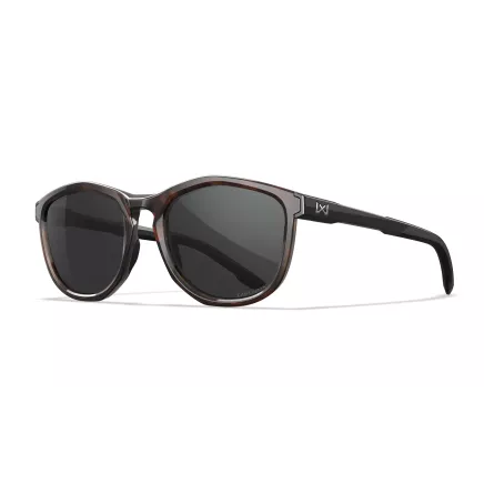 Wiley X WX BRAVO CAPTIVATE Polarised Grey lens, Gloss Tortoise / Gloss Black frame