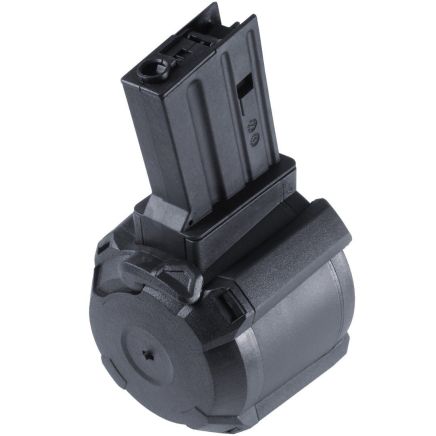 Nuprol M4 LP-Drum Magazine for Tokyo Marui NGRS Series AEG - 1200 Round Auto Wind
