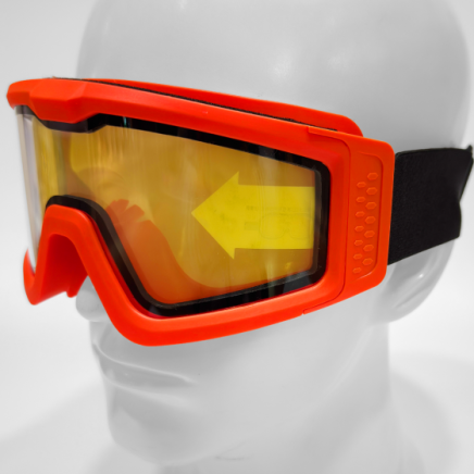 Nuprol Battle Visor Dual Lens Protective Eyewear (Clear)