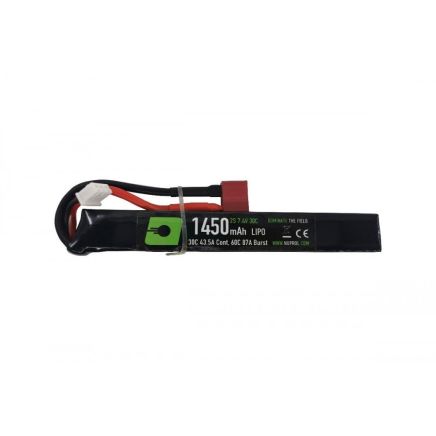 Nuprol 7.4v 1450mAh 30C Li-Po Stick Battery - Deans Connector