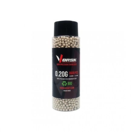 Vorsk 0.20g Biodegradable BB Ammunition - 3600rnd