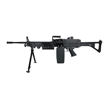 A&K Cybergun M249 Mk1 AEG Support Gun - Black