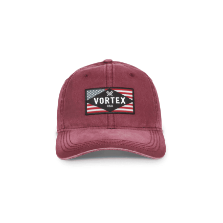 Vortex Optics Rank & File Twill Cap - Maroon