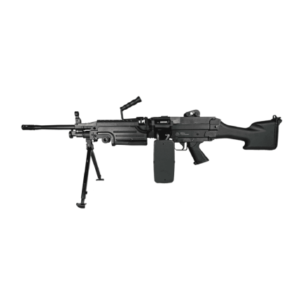 A&K Cybergun M249 Mk2 AEG Support Gun - Black