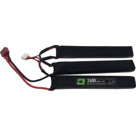 Nuprol 11.1v 2600mAh 20C Li-Po 3-Leg Battery - Deans Connector