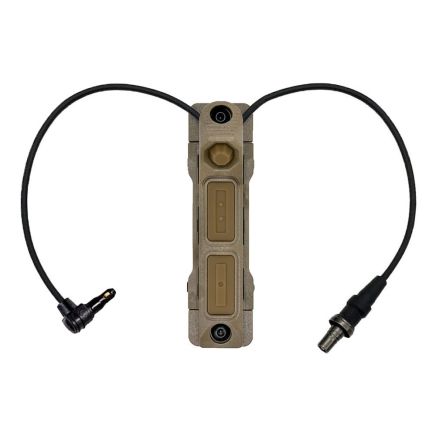 SomoGear SomoBoat Vis-Override Tactical Pressure Switch - Somogear Crane/PEQ-15 illuminator - Flat Dark Earth