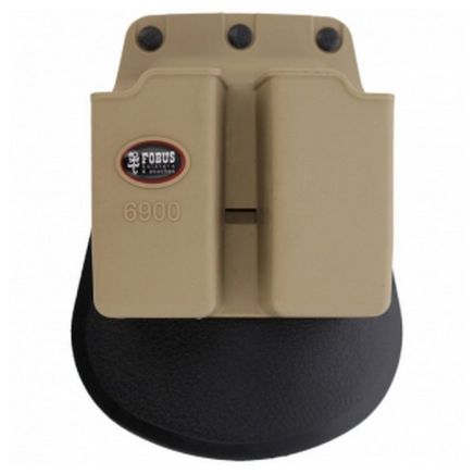 Double Magazine Pouch for 9mm Double Stack - Tan