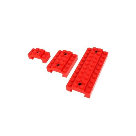 Laylax F-Factory Block Cover (Rail Type) - Red