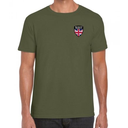 5.11 Tactical United Kingdom Shield Tee - Green