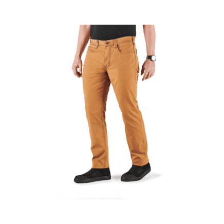 5.11 Tactical Defender-Flex Range Pants Medium Leg (32") - Brown Duck