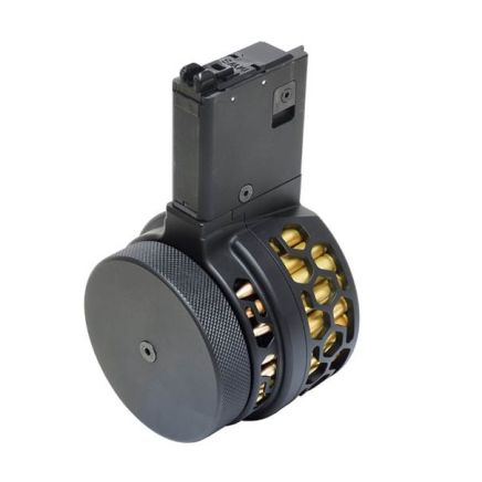 X Mag Type 100 Rounds GBB Gas Drum Magazine For GHK M4 Series