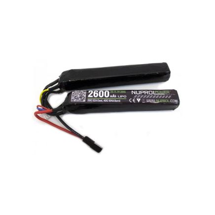 Nuprol 11.1v 2600mah Nunchuck LiPo Battery