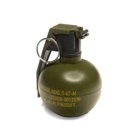 Pyrosoft Airsoft Hand Grenade P-67-G Nato / Peas
