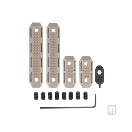 PTS Syndicate Airsoft EP M-LOK Rail cover Set - Dark Earth