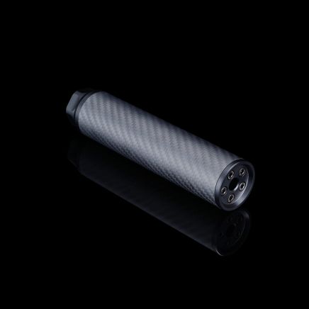 Carbon Dummy Suppressor - Medium, 14mm CCW