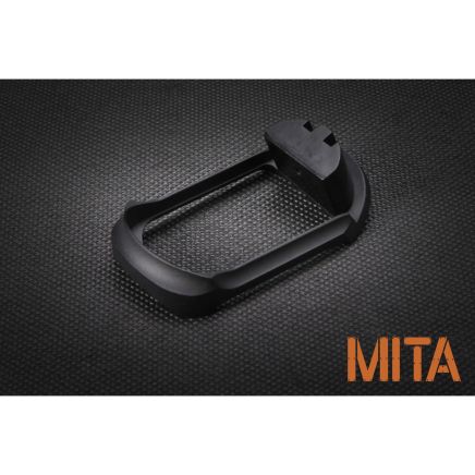 M.I.T. Airsoft CNC Aluminium Magwell for Glock Series - Black Type B