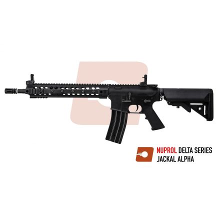 Nuprol Delta Jackal Alpha AEG Rifle - Black