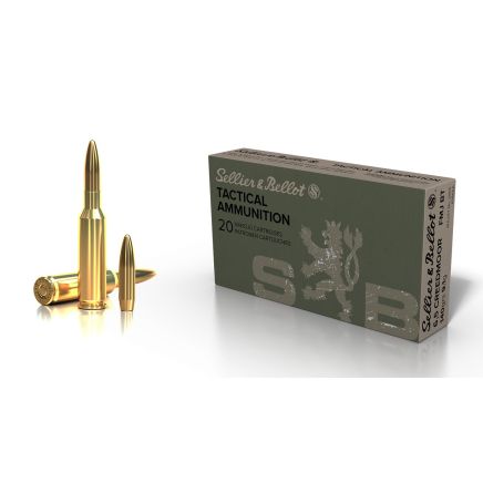 S&B 6.5 Creedmoor 140gr FMJBT Ammunition - 20no