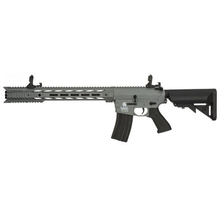 Lancer Tactical LT-25 M4 SPR Interceptor Polymer Combo AEG - Grey