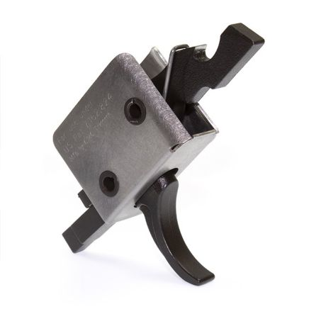 CMC AR15/AR10 Single Stage Trigger - Curved, Small Pin, 4.5lb pull