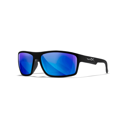 Wiley X Peak Polarised Blue Mirror Matte Black Frame