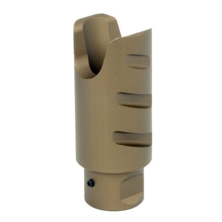 G&G Amplifier Flash Hider Desert Tan 14mm CCW