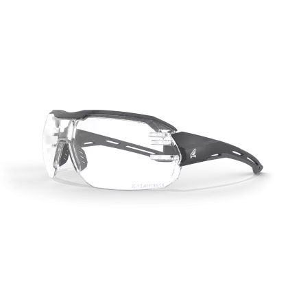 Edge Kabru - Black Frame with Black TPR / Vapor Shield Clear Lens