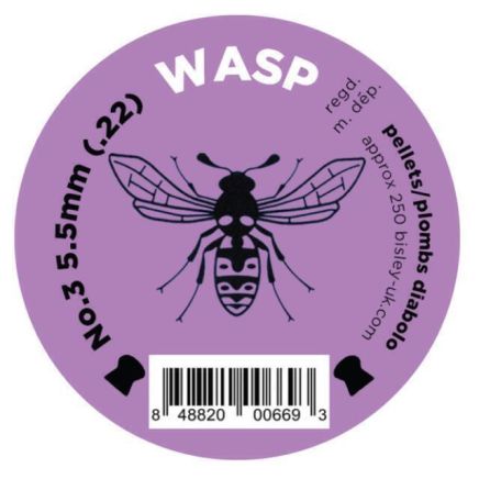 Wasp Pellets No3 Purple .22 (5.5mm) Tin of 250