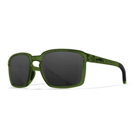 Wiley X WX ALFA Grey Lens / Crystal Green Frame