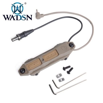 WADSN Tactical Augmented Pressure Switch for Torch/Laser/PEQ - Dark Earth