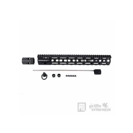 PTS Syndicate Airsoft Griffin Low Pro Rigid M-LOK Rail 13.5" - Black