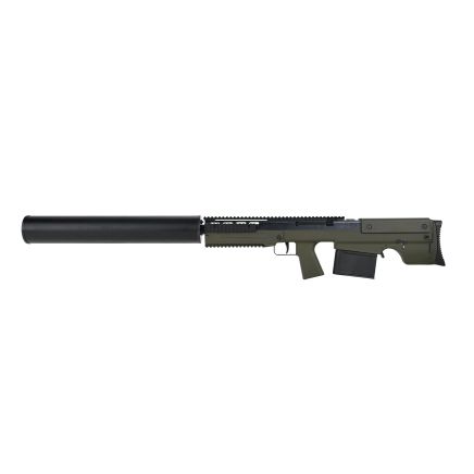 Silverback VKS Bullpup Bolt Action Sniper Rifle - Silenced / Olive Drab