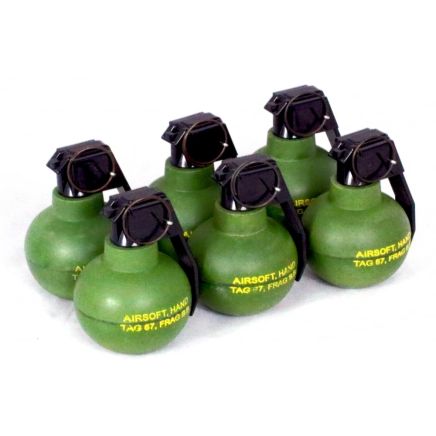 TAG Innovation TAG-67 Airsoft BB Shrapnel Grenade - Pack of 6