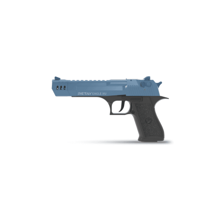 Retay Eagle XU 9mm Blank Firing Pistol - Black / Blue
