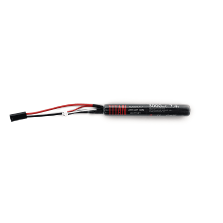 Titan Power VERSION 7.0 7.4v 3000mAh Li-Ion Stick Battery - Tamiya Connection