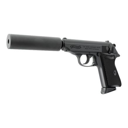 Walther PPK/S Gas Blowback Pistol with Silencer Kit