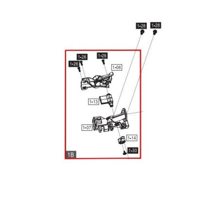 CO2 Passage Assembly for HDS68 / TS68 Paintball Shotgun Marker