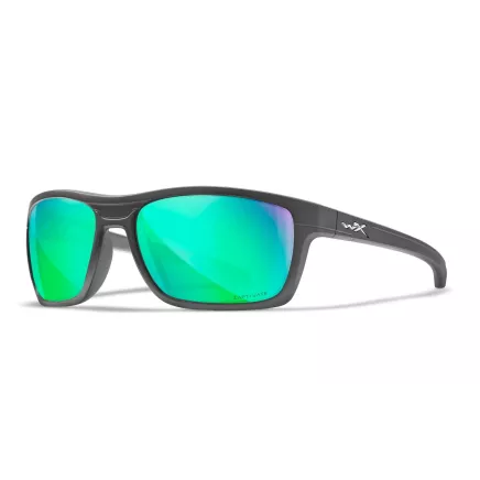 Wiley X KINKGPIN Captivate Polarised Green Mirror / Matte Graphite Frame