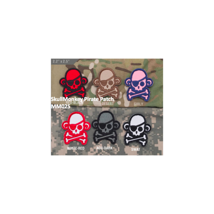 MSM SkullMonkey Pirate Patch - Desert