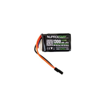 Nuprol Power 1300mAh 11.1v 20C PEQ Micro LiPo Battery