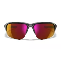 Wiley X WX JAKL Captivate Red Mirror Lens / Gloss Crystal Grey Frame