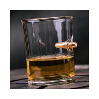 Lucky Shot .308 Real Bullet Handmade Whisky Glass