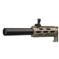 Ares Amoeba Short Honey Badger c/w Extended Silencer - Tan